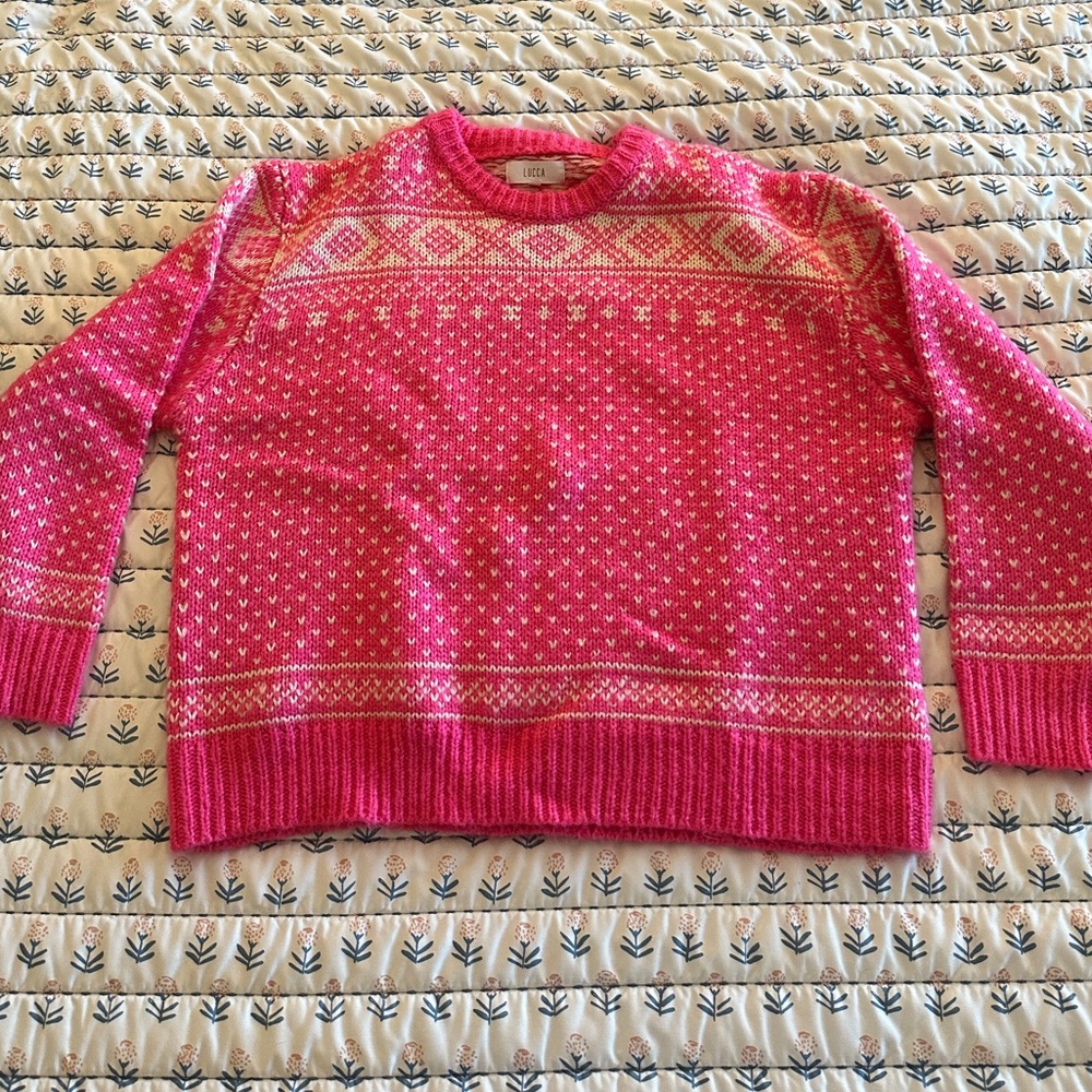 PINK KNIT SWEATER